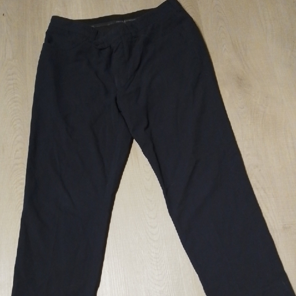 Black Chino Pants with Straight Leg